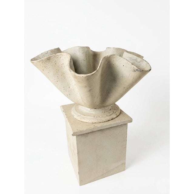1990s 1990s Cast Iron Planter on Base Inspired by Willy Guhl For Sale - Image 5 of 12