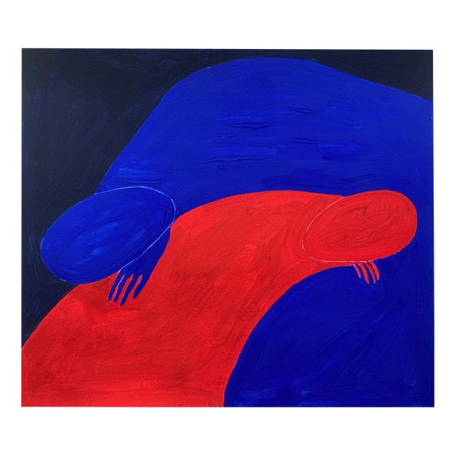 Waleria Matelska, In Morpheus' Embrace, 2024, Acrylic on Paper For Sale