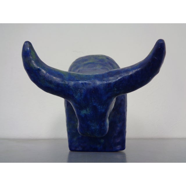 Mid-Century Modern Large Studio Ceramic Bull from Otto Keramik, 1960s For Sale - Image 3 of 18