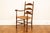Antique Ladderback Armchair With Ram's Head Arms. For Sale - Image 10 of 18