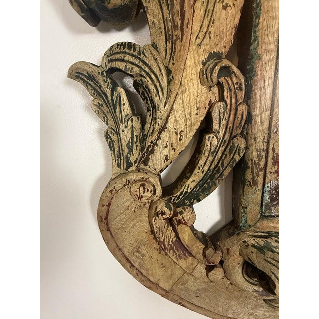 Antique Italian Wall Mirror, Vintage Elegance From the 20th Century For Sale - Image 9 of 15