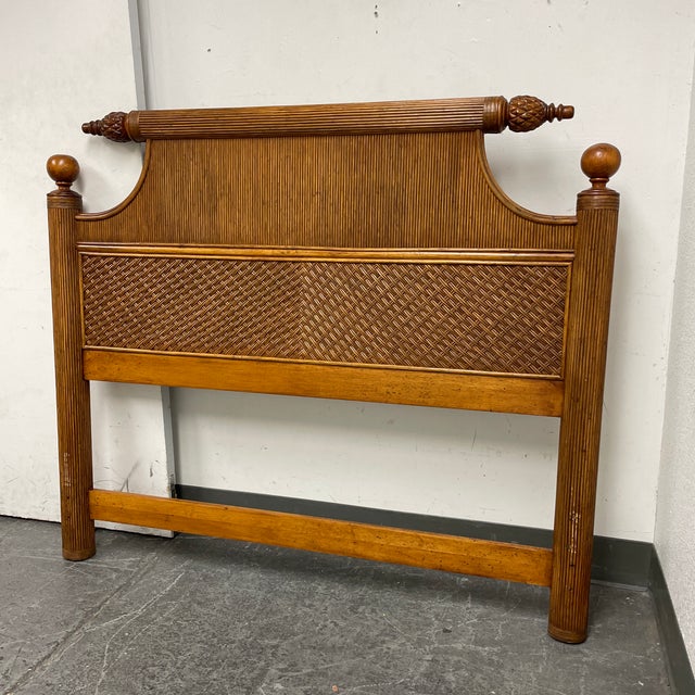 Queen Size Wicker Headboard Chairish