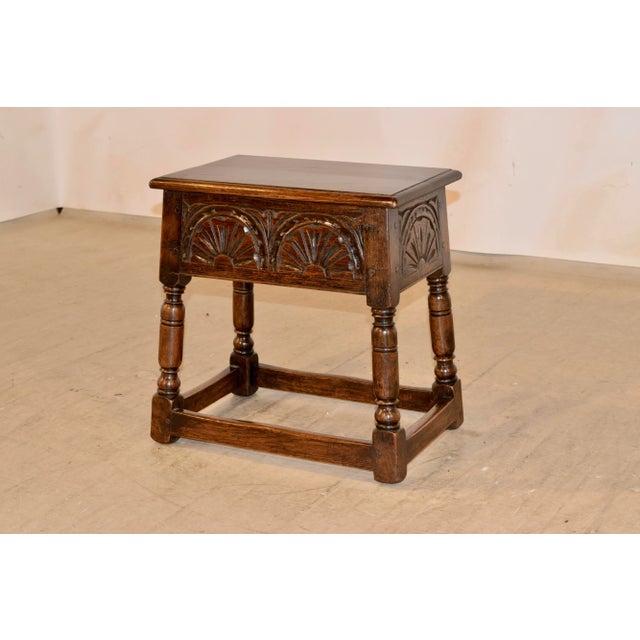 Victorian 19th Century Lift Top Stool For Sale - Image 3 of 7
