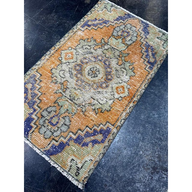 Early 21st Century Turkish Yastik Rug 1'6" x 2'7" For Sale - Image 5 of 5