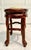 Wood 19th C. Jiansu China Lacquered Elmwood Oval Stool For Sale - Image 7 of 12