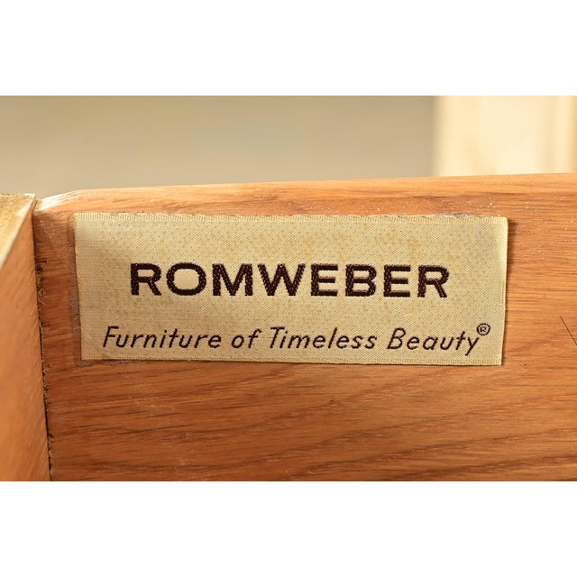 Wood Romweber Hollywood Regency French Rococo Cream Lacquered Parcel Gilt Nine-Drawer Dresser, Circa 1960s For Sale - Image 7 of 12