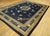 Chinese 1890s Blue Ground Scattered Floral Sprays Antique Chinese Peking Knotted Rug For Sale - Image 3 of 11