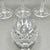 Glass Vintage Waterford Crystal “Lismore” Hock Wine Glasses. Set of 4 For Sale - Image 7 of 10