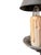 Metal Mid 20th Century Brutalist Hand Forged Iron and Pewter Wall Sconce For Sale - Image 7 of 18
