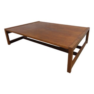 Mid 20th Century Jens Risom Large Coffee Table For Sale