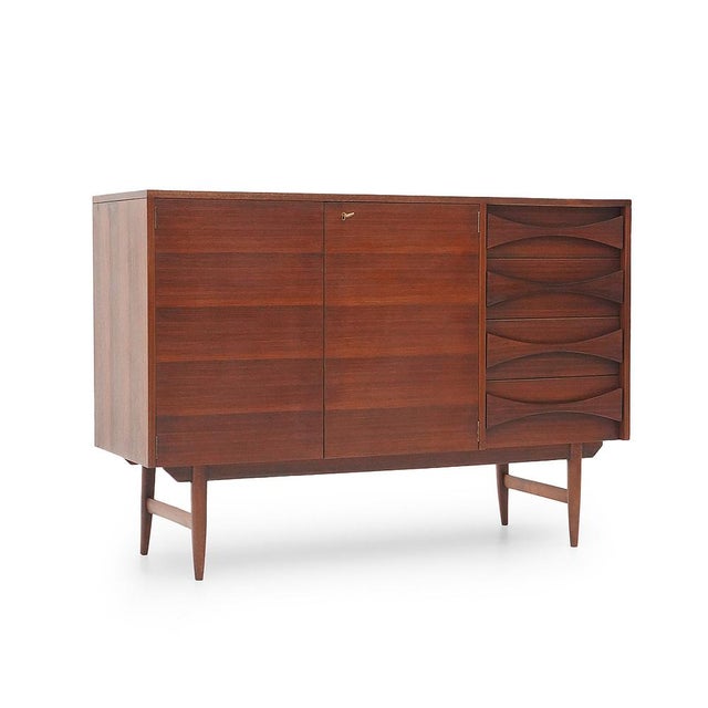 Mahogany Sideboard with Drawers, 1950s For Sale - Image 15 of 15