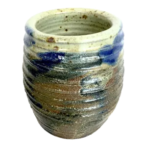 1980s Post Modern Ceramic Art Pottery Weed Pot