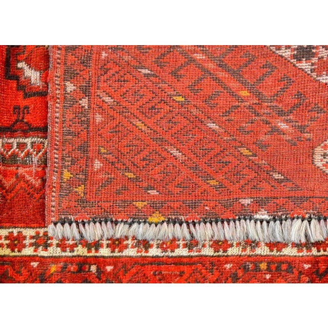 ]Early 20th Century Afghan Ersari Prayer Rug For Sale - Image 9 of 10