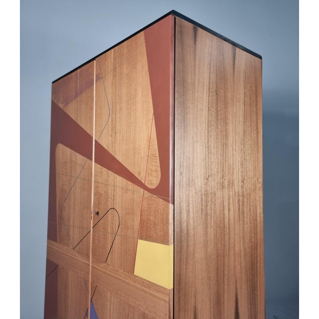 Vintage Wardrobe in Beech, 1970s For Sale - Image 4 of 14