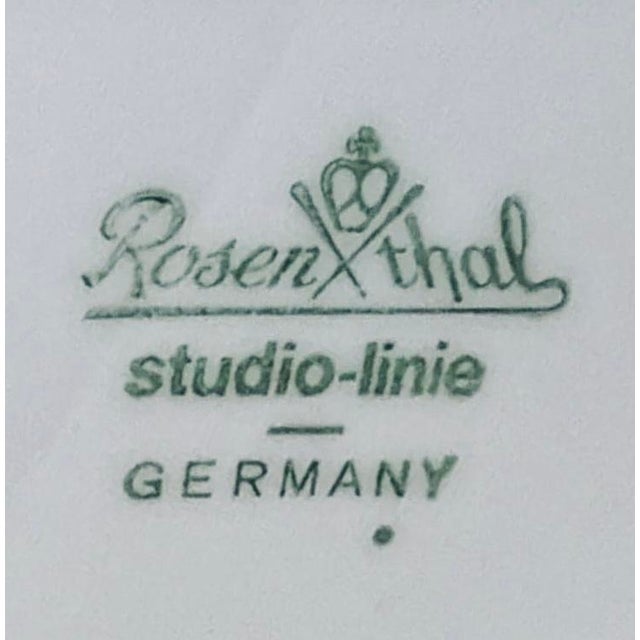 1960s Barbara Brenner Rosenthal Studio Linie Op Art Wave Vase, Germany For Sale - Image 12 of 12