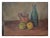 Vintage Still Life Painting of Wine Bottle With Apples For Sale In Monterey, CA - Image 6 of 6
