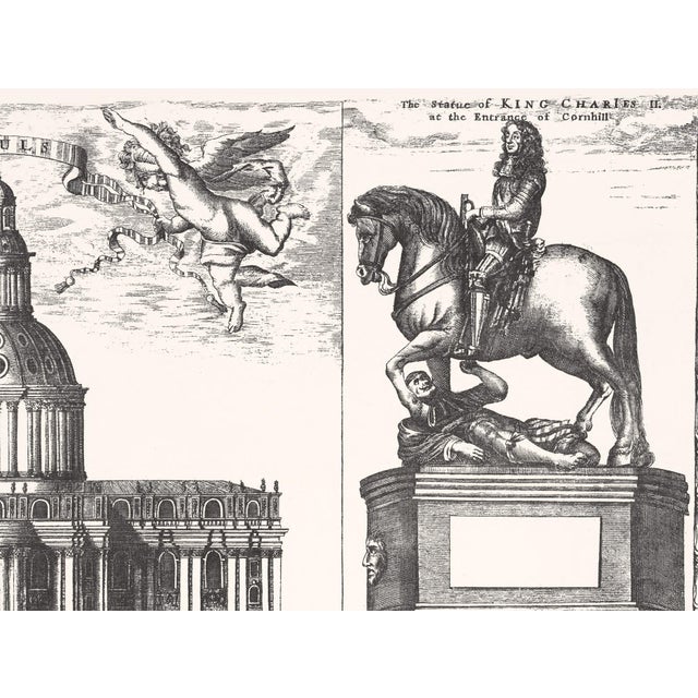 Reprodcution Print of Antique Map of London For Sale - Image 9 of 12