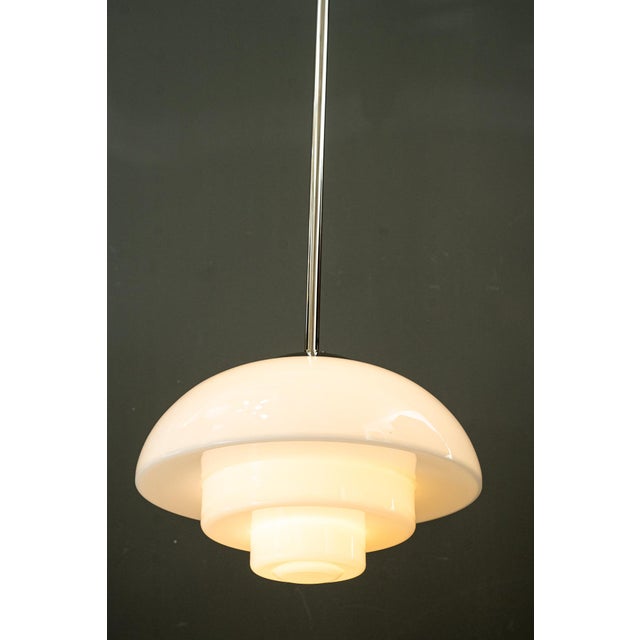 Bauhaus Nickel Pendant, Germany, 1930s For Sale - Image 11 of 14