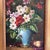 1980s 1980s Signed Beautiful oil painting of flowers and vase // signed flower still life // framed artwork // one of a kind // original artwork // elegant For Sale - Image 5 of 9