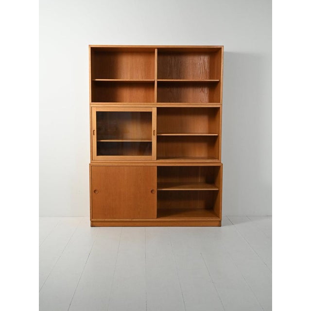 Øresund Oak Bookcase by Borge Mogensen for Karl Andersson & Söner, 1960s For Sale - Image 3 of 12