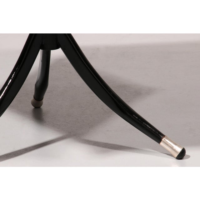 Black Coffee Table by Campo e Graffi for Disegno Graffi Home, 1950s For Sale - Image 8 of 12