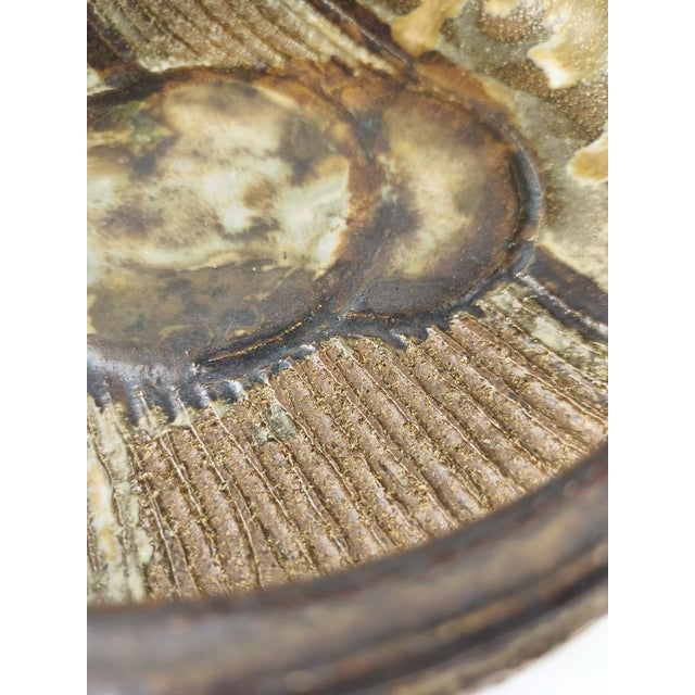 1960s Large Mid-Century Pottery Bowl by Aksel Larsen for Axella, 1960s For Sale - Image 5 of 8