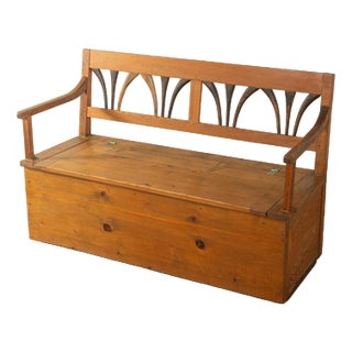 Biedermeier Chest Bench For Sale