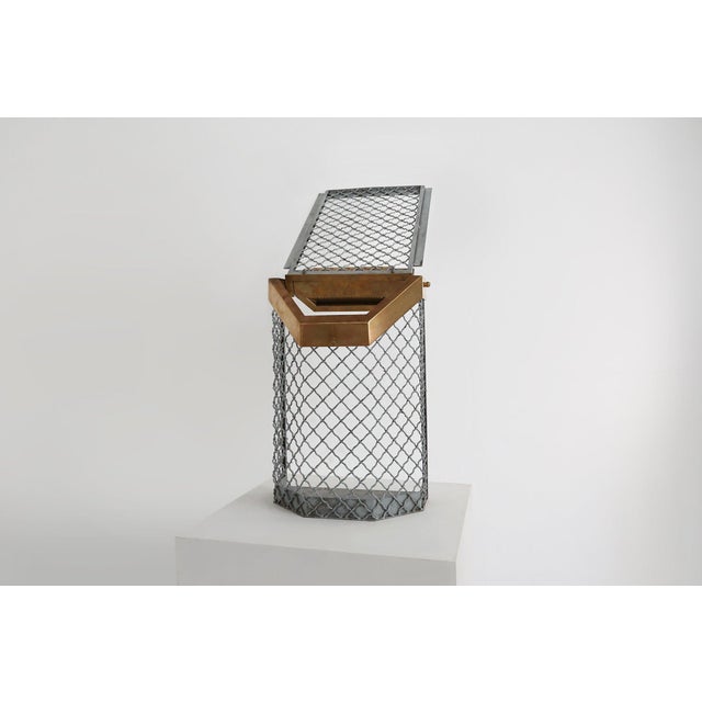 Gold Eiffel Tower Trash Can, France, 1960s For Sale - Image 8 of 16