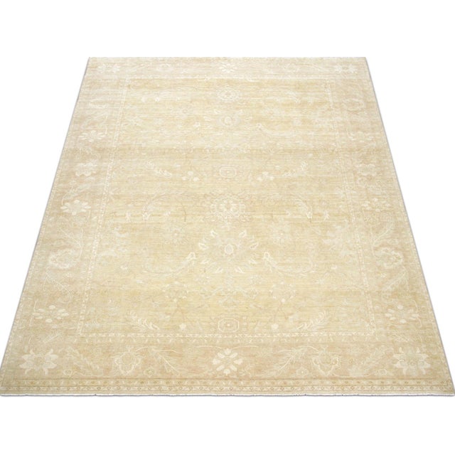 1960s 1960s Egyptian Sultanabad Rug For Sale - Image 5 of 5