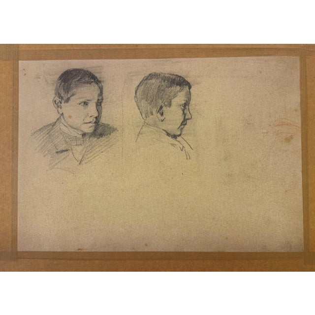 Heinrich Pforr, Eggertmühle Landscape, Pencil on Paper For Sale - Image 6 of 12