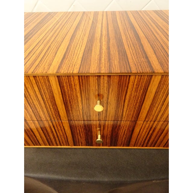 Floating Zebrawood Sideboard From the Directional Custom Collection 1967 For Sale - Image 10 of 16