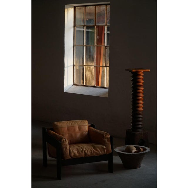 Easy Chairs in Wood and Leather by Rud Thygesen and Johnny Sørensen, 1970s, Set of 2 For Sale - Image 17 of 18