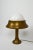 Mid-Century Modern Art Deco Brass and Molded Glass Table Lamp, 1930s For Sale - Image 3 of 7