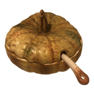 Bresolin Pumpkin Tureen With Ladle For Sale