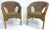 Pair of Woven Seagrass & Bamboo Chairs For Sale - Image 13 of 13