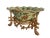 Chinoiserie Green Decorative Bowl and Faux Bamboo Stand For Sale - Image 4 of 12