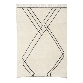 Hand-Knotted Wool Rug by Azele Studio For Sale