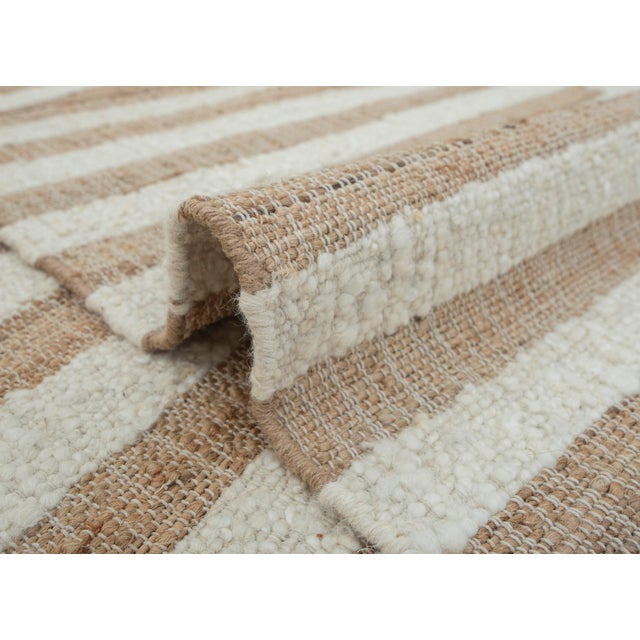 10x14Ft. Natural Wool & Jute Modern Premium Quality Rug For Sale - Image 16 of 18