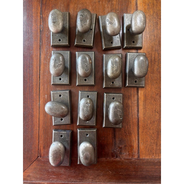 Metal Hand Cast Rocky Mountain Hardware Door Knobs - a Pair For Sale - Image 7 of 9