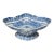 Early 19th Century English Blue & White Chinoiserie Transfer-Ware Compote For Sale