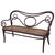 Victorian Late 19th Century Vienna Secession Bentwood & Caine No. 08 Settee Bench Attributed to Jacob & Josef Kohn For Sale - Image 3 of 8