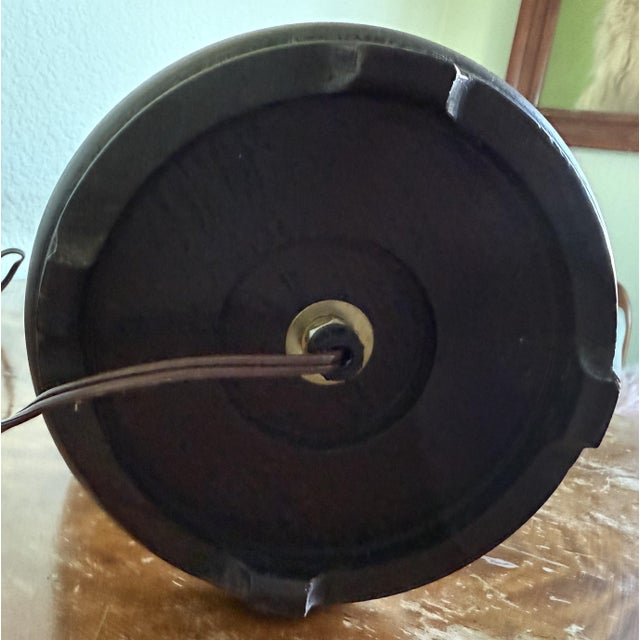 Early 20th Century Pair of Large Chinese Famille Rose Converted Vase Table Lamps For Sale - Image 9 of 14