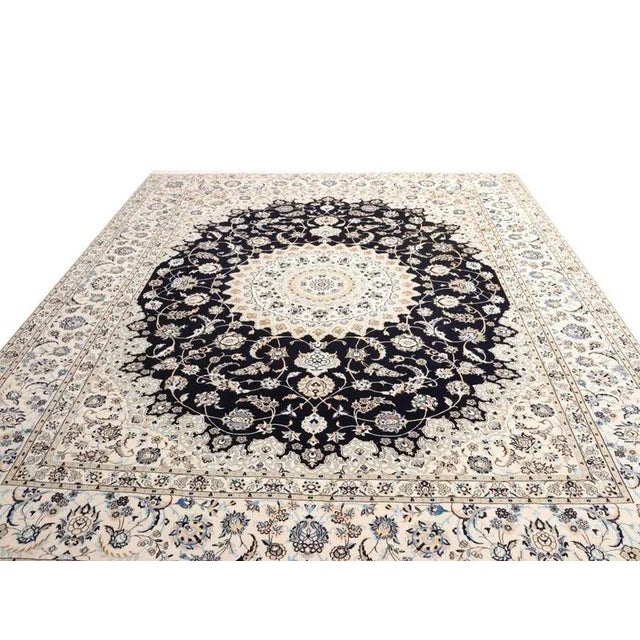 Nain Rug with Floral Pattern For Sale - Image 4 of 11