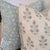 Gp & J Baker Poppy Sprig Pillows in Aqua With Les Touches For Sale - Image 4 of 9