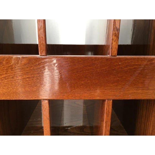 Mid-Century Modern Magazine Rack in Walnut, Italy For Sale - Image 6 of 15