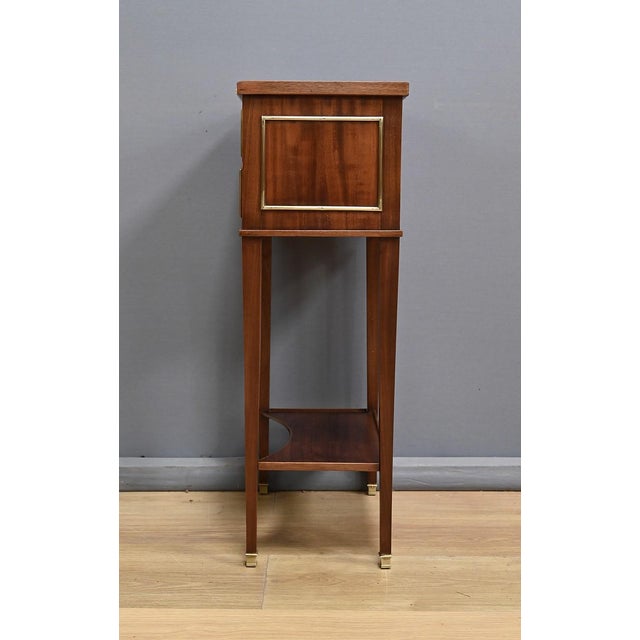 Small Mid-Century Louis XVI Style Mahogany Side Table, 1950s For Sale - Image 10 of 16