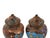 Copper Antique Japanese Meiji Cloisonne Enamel Covered Jars For Sale - Image 8 of 11