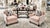 Textile Blush Custom Swivel Chair For Sale - Image 7 of 8