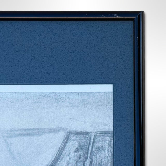 Black Vintage Subirachs Santa Cena 1987 Sagrada Familia Barcelona Original Print, Framed For Sale - Image 8 of 12