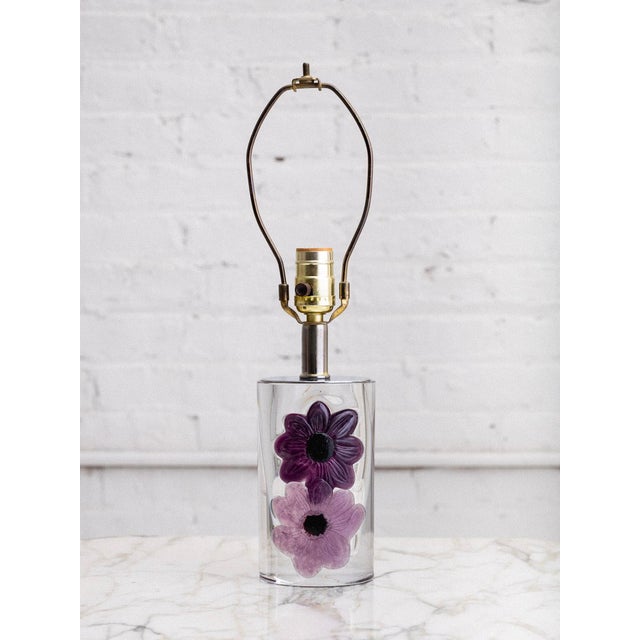 Daum Daum France Coppelia Crystal Table Lamp For Sale - Image 4 of 8